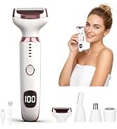 Beanify 2026 Led Display Electric Razor,Beauty Women's Wet &amp; Dry Electric Shaver, Painless 4 in 1...