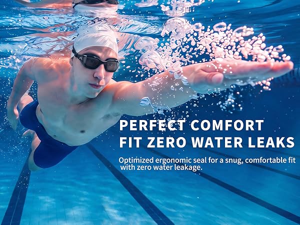 Anti-fog swimming goggles