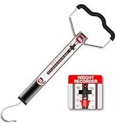 SNAIL TRAIL 20 LB / 50 LB Aluminum Tube Spring Fish Scale with Peak Weight Marker &amp; Zero Reset, P...