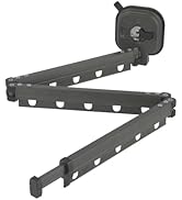 Domigard Wall Mounted Clothes Drying Rack with Suction Cup,Folding Laundry Hanger Dryer Rack, Spa...