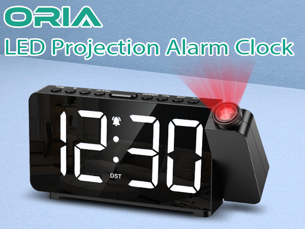 Projection Alarm Clock, Digital Alarm Clock