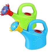 Housoutil Mini Watering Can for Indoor Plants, 2pcs Plastic Chicken Animal Water Pitcher for Gard...