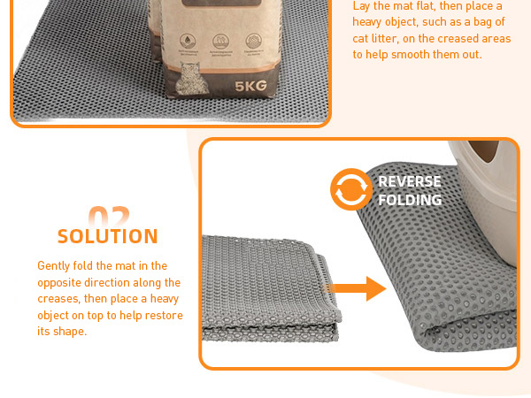 cat litter mat