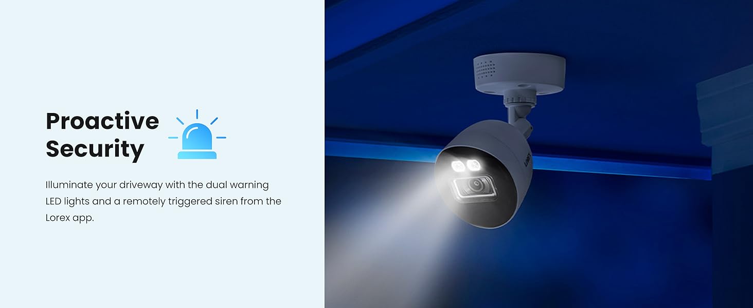 The smart LED light band offers 16.7M colors, assignable to modes like &amp;#34;Welcome&amp;#34; or &amp;#34;Panic&amp;#34;