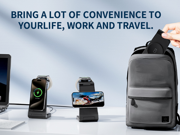 3 in 1 wireless charging station