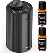 URPOWER Waterless Essential Oil Diffuser Cordless Mini Scent Diffuser 20mL | Includes 2 x 20mL Ho...