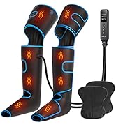 CINCOM Leg Massager with Heat and Compression, Full Leg Massager for Circulation and Pain Relief ...
