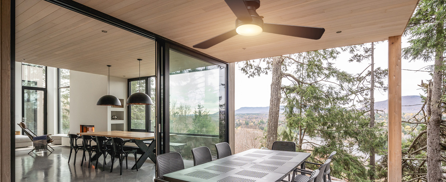 ceiling fans with lights and remote