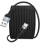 USB C Cable 25ft Fast Charging 12W, Extra Long USB A 2.0 to USB-C Charge Cord 25 Foot 480Mbps Dat...