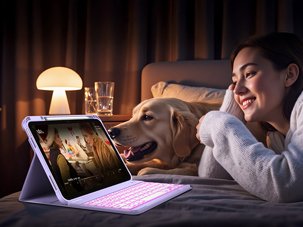 iPad A16 Case with Keyboard