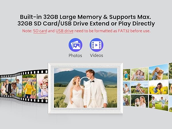 Built-in 32GB Memory
