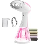 Small Handheld Steamer Iron for Clothes - 1350W Portable Clothes Steamer, Removes Wrinkle with He...