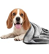 NVNAN Microfiber Dog Towels - 40x24 Inch, Super Absorbent &amp; Quick - Drying, Soft Pet Grooming Tow...