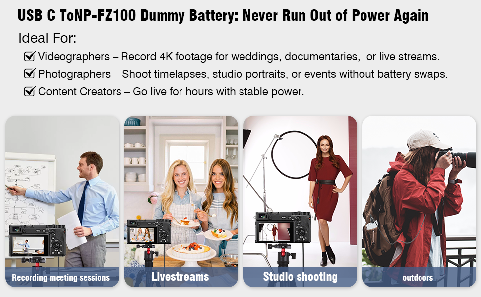 np-fz100 dummy battery