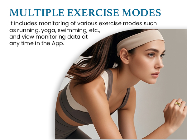 Smart Ring for Women Men Fitness Tracker with Blood Pressure