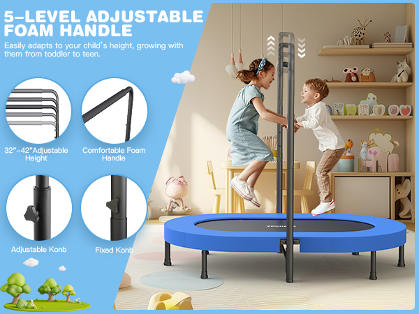 ANCHEER Double Kids Trampoline