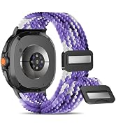 HSWAI Magnetic Braided Watch Bands Compatible with Samsung Galaxy Watch 8 Band 40mm 44mm/Galaxy W...