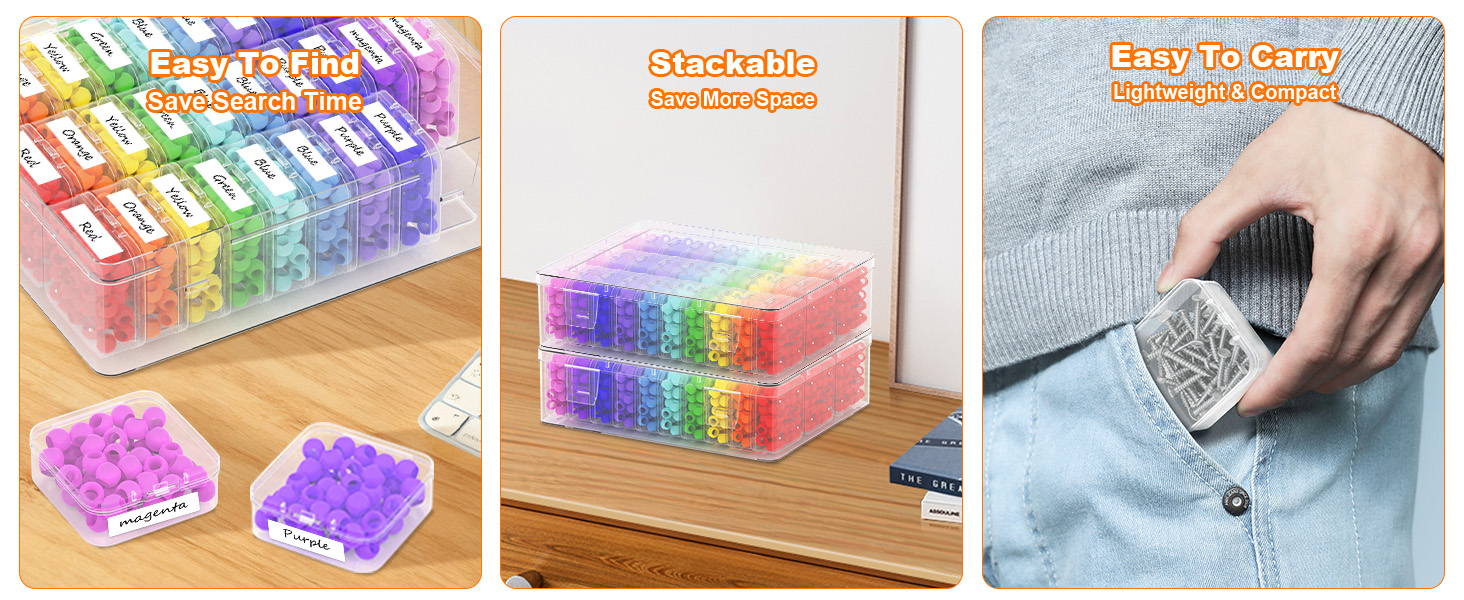 bead organizer box clear bead storage plastic craft organizer box mini plastic bead organizer