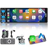 6.5" Single Din Touchscreen Radio with Wireless Apple CarPlay &amp; Android Auto, FM/AM,Car Stereo wi...