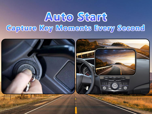 DVR Dual Car Driving Recorder with Loop Recording