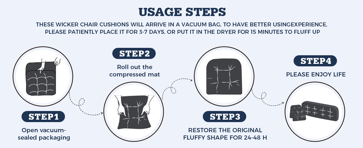 OUTDOOR CUSHIONS FOR PATIO FURNITURE