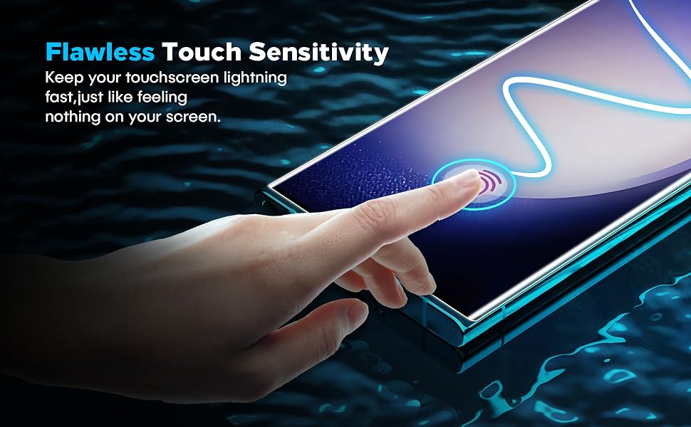 galaxy S23 ultra screen protector Flawless Touch Sensitivity S23 ultra tempered glass 