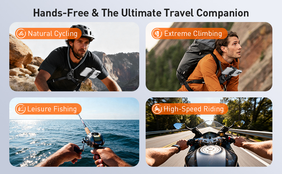 Neck Mount for mobile Phone Action Camera Adjustable Neckband Holder for iPhone cellphone