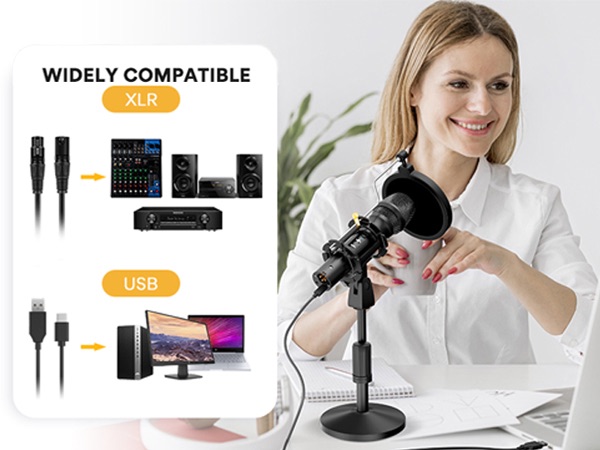 podcast studio microphone