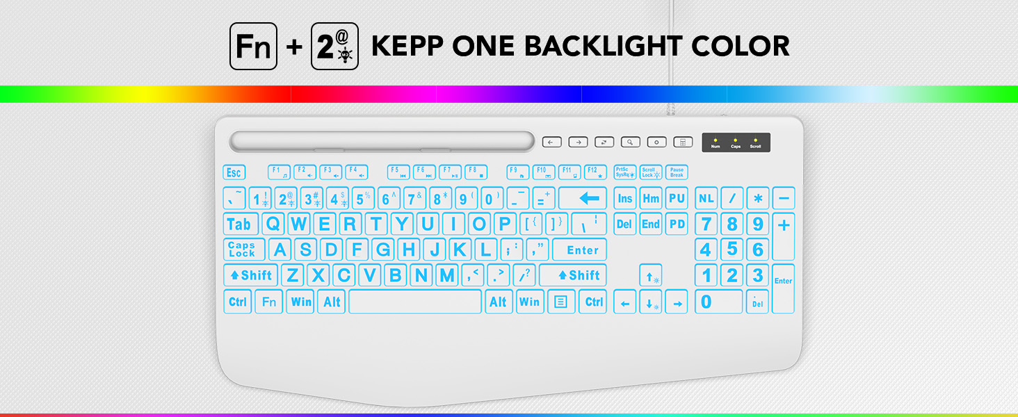 lighted keyboard for pc
