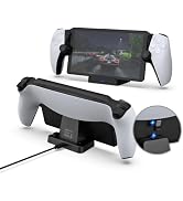 WUXIDIXI Charging Dock Station for PS Portal, Charger Stand for Ps Portal with 2 Type-C Adapter a...