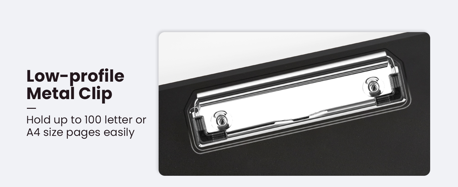 clip board with storage