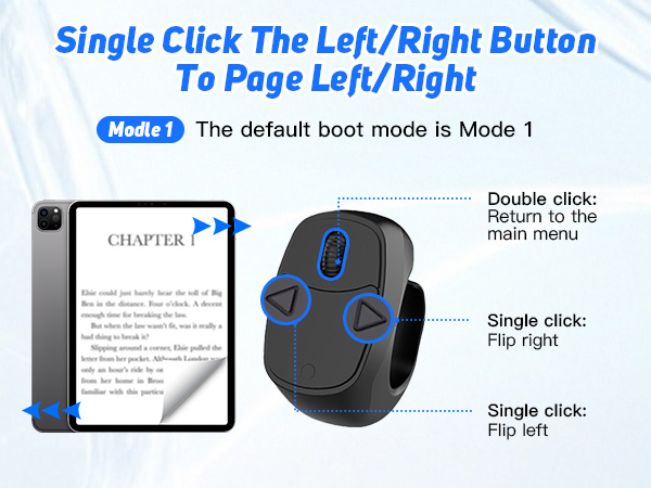 Scrolling Ring Remote Control for Tiktok