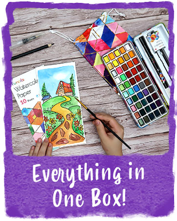 funcils watercolor paint set