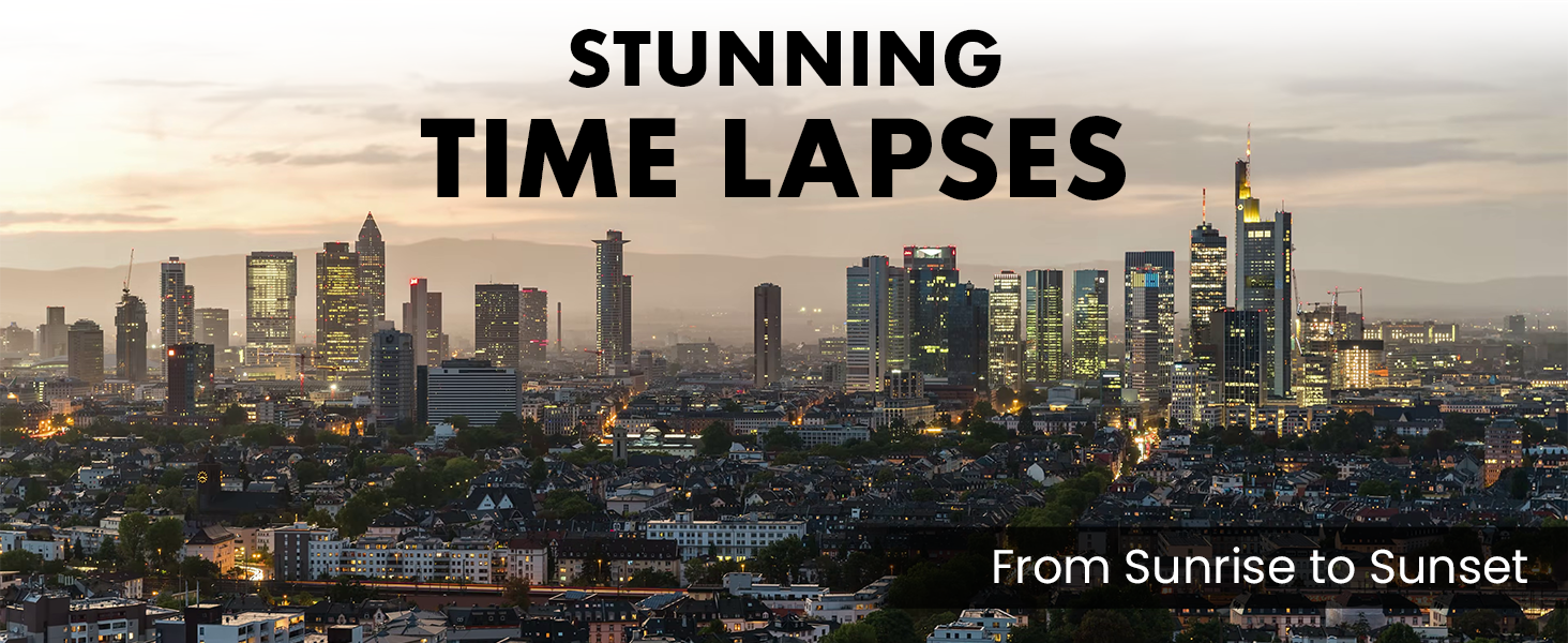 record time-lapse videos, interval shooting or time-lapse interval, Camera with Manual Exposure
