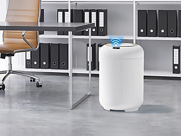 office trash can with lid
