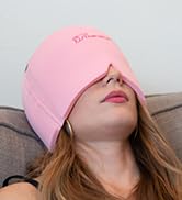 TheraICE Migraine Headache Relief Cap, Hot &amp; Cold Therapy Hat, , Cool Gel Head Wrap, Ice Pack Mas...
