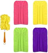 Yicotira Duster Refill Compitable with Swiffer Duster Extended Handle - Reusable Heavy Duty Duste...
