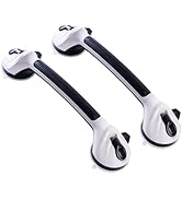 LEATALE Shower Grab Bars for Seniors 2 Pack,16.8" Suction Shower Handle with Safety Indicator, No...