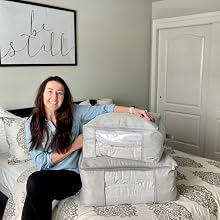 blanket storage bag