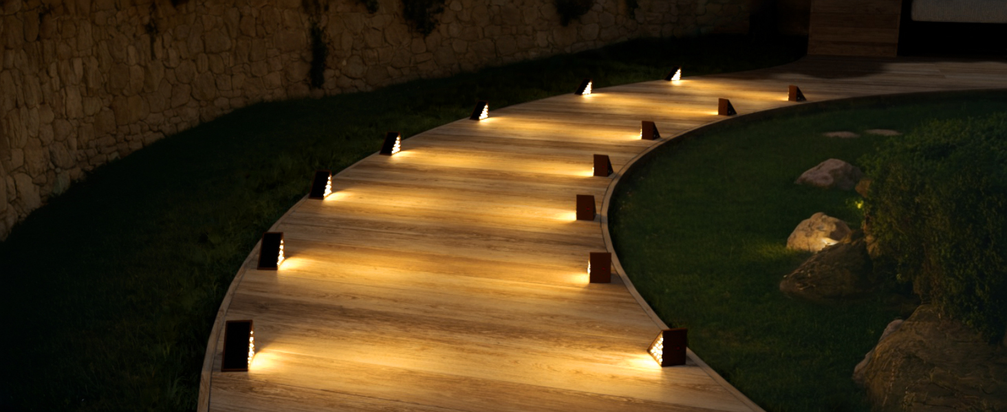 outdoor Solar Step Lights 