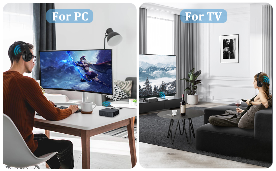 Optical Bluetooth 5.0 Transmitter Receiver for TV