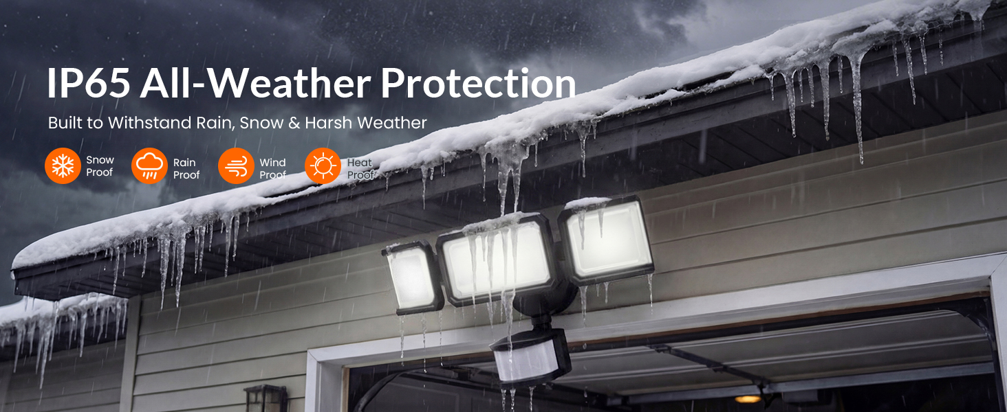 motion sensor flood light outdoor