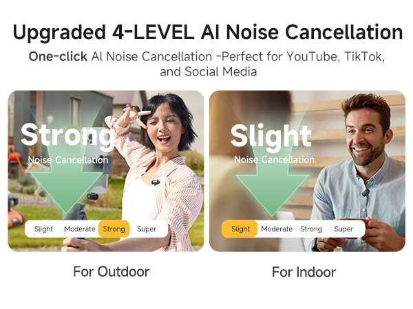 Upgraded 4-LEVEL Al Noise cancellation