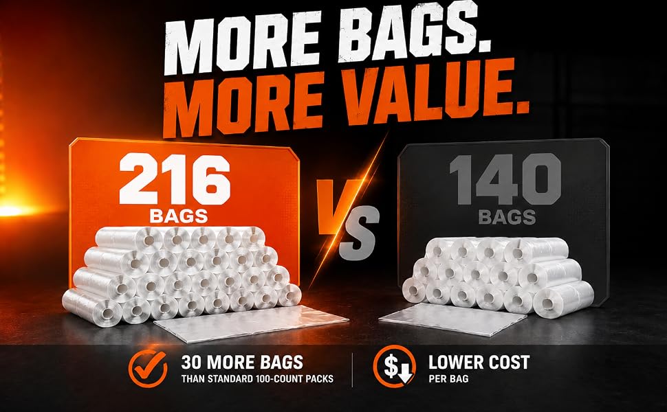 1 gallon trash bags
