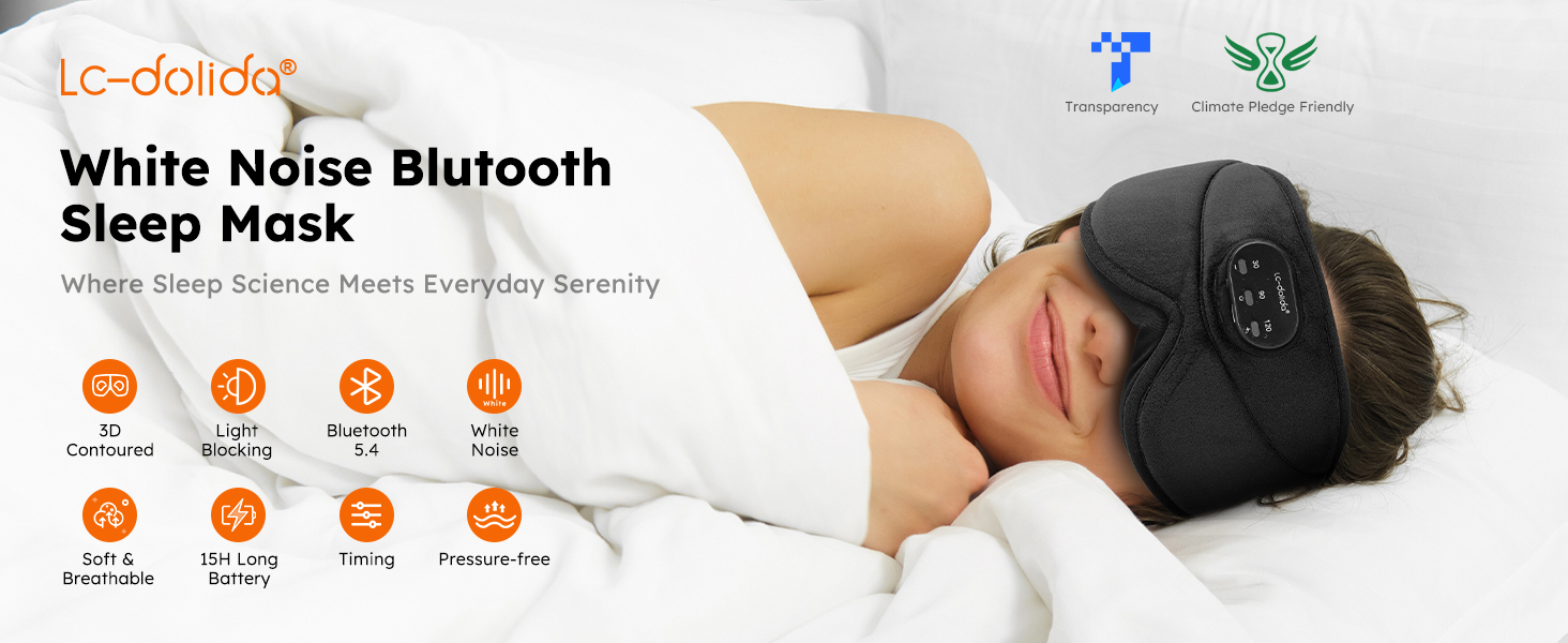 sleep mask white noise