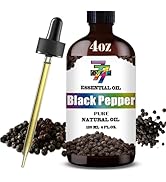 Black Pepper Essential Oil (4 oz/120 ml) — Black Pepper Oils for Aromatherapy, diffusers, humidif...