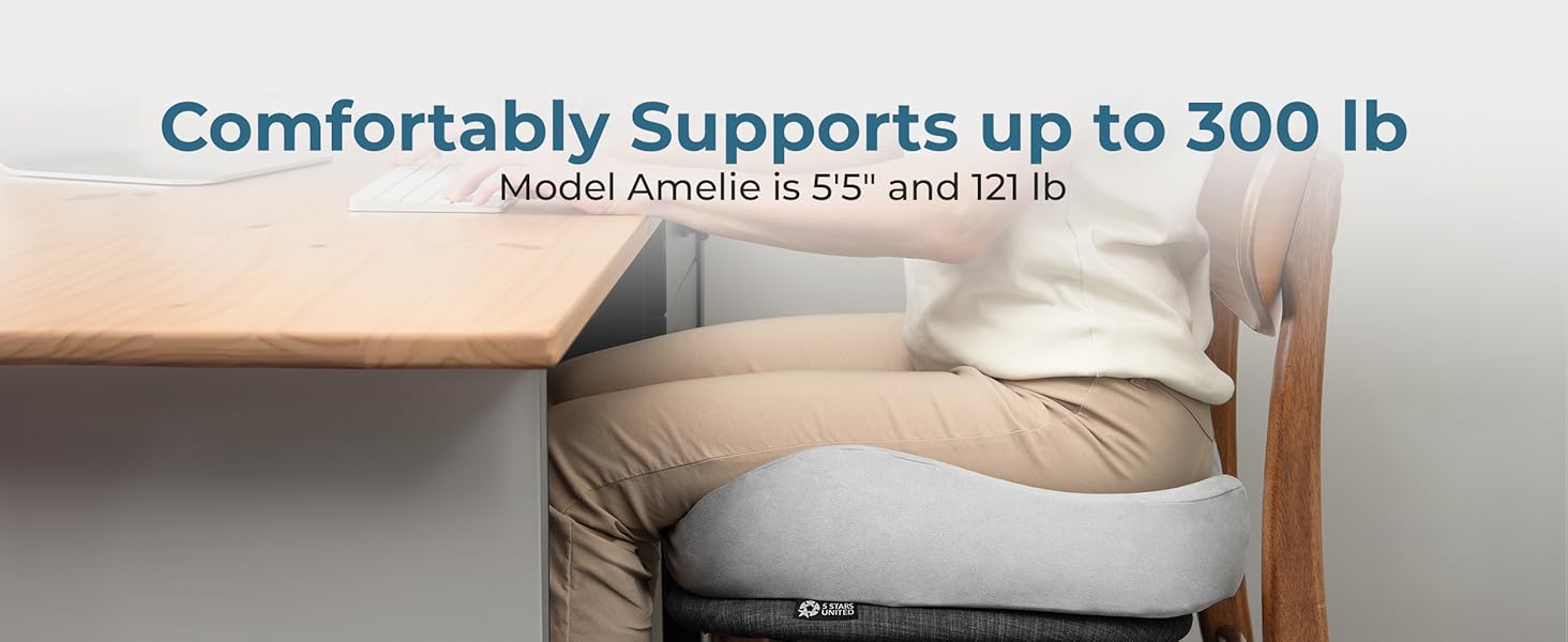 Comfortably Supports up to 300 lb