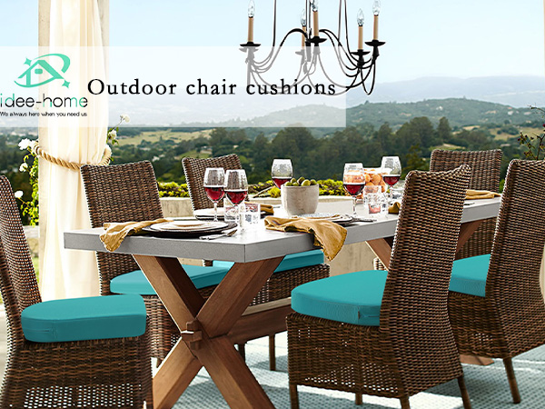 Outdoor Seat Cushion Outdoor Chair Cushions Set of 4 Patio Chair Cushions Furniture Chair Pads