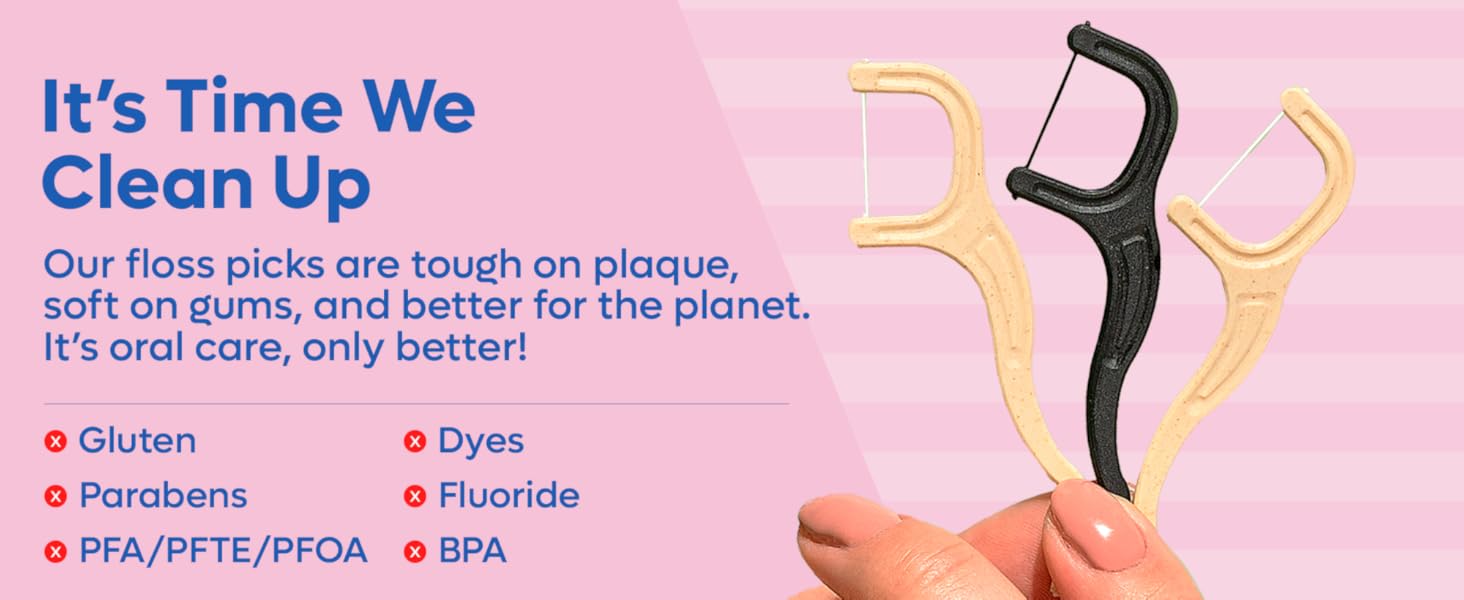 Gluten-free floss picks! Tested by dentists, dental hygienists more. How?