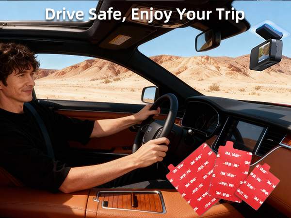 dash cam tape mount heat resistant dash cam sticky pad square